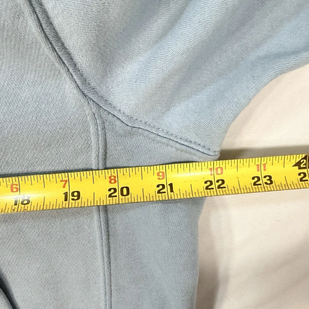 NWT Men's All in Motion Blue pullover Hoodie drawstring Pockets soft fleece Sz M - Picture 7 of 8